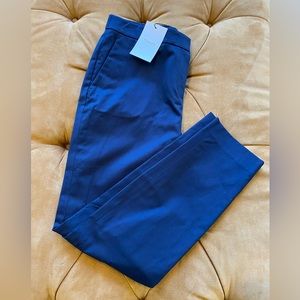 Theory women’s lightweight navy pants NWT. Elastic waist in back. Size 4.